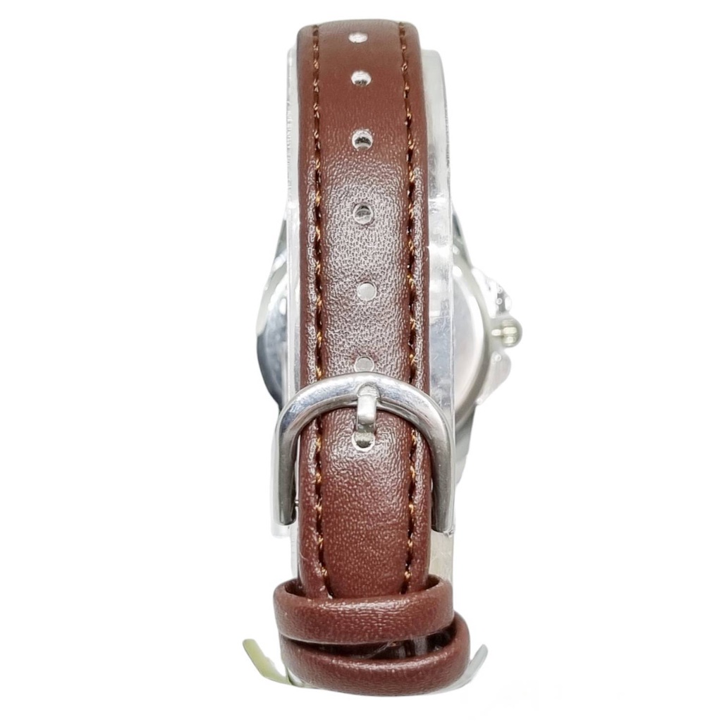 (พร้อมกล่อง) นาฬิกาข้อมือcasio สายหนัง สีน้ำตาลดำ วันที่ นาฬิกากันน้ำ นาฬิกาผู้ชาย นาฬิกาผู้หญฺิง ควอตซ์ชายหญิง RC631 - รูปที่ 6