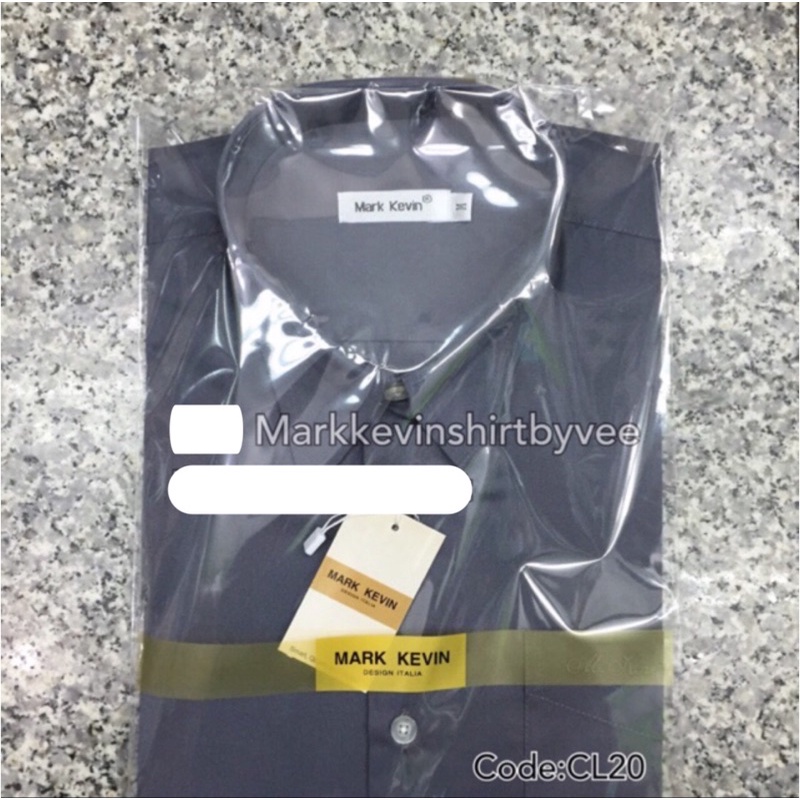 [ครบไซส์]เสื้อเชิ้ตสีเทาเข้ม มีกระดุมปกด้านใน ทั้งแขนสั้นและแขนยาวค่ะ – โปรปัง