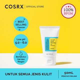 COSRX Low pH Good Morning Cleanser - 50 ML (Sabun Wajah Untuk Semua Jenis Kulit) Best Seller