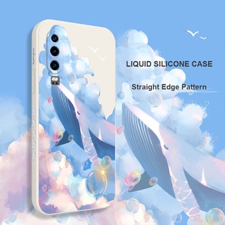 เคสโทรศัพท์มือถือซิลิโคน ลายปลาวาฬ Dream สําหรับ Huawei P30 P20 Pro Lite 2019