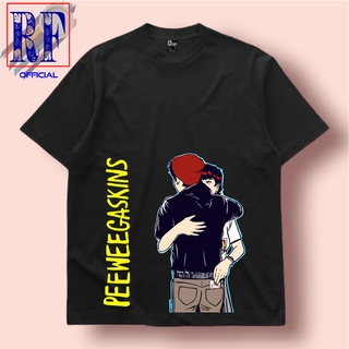 เสื้อยืดโอเวอร์ไซส์เสื้อยืด พิมพ์ลาย PEE WEE GASKINS สีดํา สําหรับผู้ชายS-3XL