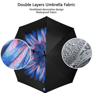 ร่มกลับหัวกันฝนกันแสง Uv C handle umbrella (คละสี)