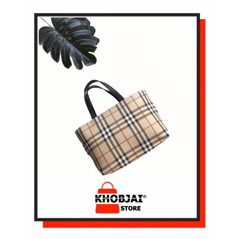VTG BURBERRY MINI TOTE BAG