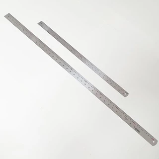 ไม้บรรทัดสแตนเลส ให้เลือก ขนาด 60 cm ( 24 นิ้ว ) , 100 cm ( 36 นิ้ว ) ฟุตเหล็ก ไม้บรรทัดฟุตเหล็ก ไม้บรรทัดเหล็ก