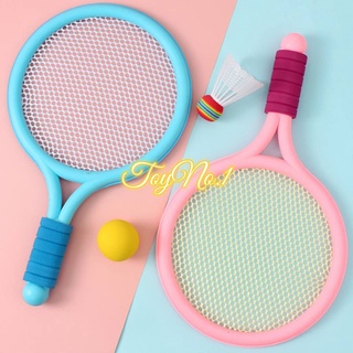 ToyNo.1 🧸พร้อมส่ง🧸 ”MTN” ของเล่นเด็ก ไม้เทนนิส สีพาสเทลน่ารักมี2สีน่ารักมาก