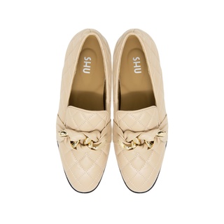 SHU SOFY LOAFER STATEMENT CHAINS UNISEX NUDE รองเท้าโลฟเฟอร์