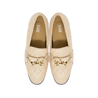 SHU SOFY LOAFER STATEMENT CHAINS UNISEX NUDE รองเท้าโลฟเฟอร์