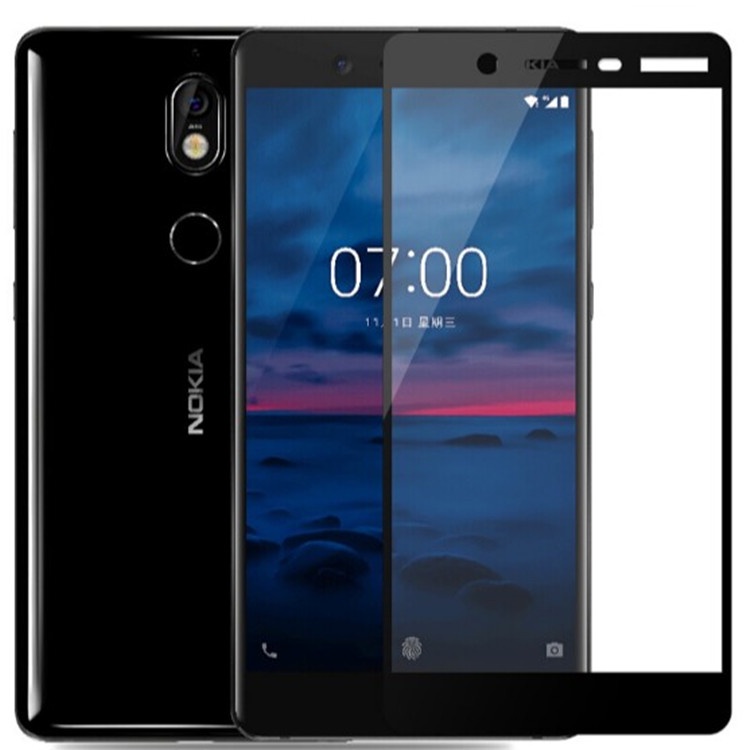 ฟิล์มกระจกนิรภัยกันรอยหน้าจอ 9D สําหรับ nokia 7Plus nokia 7 plus