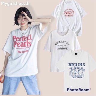 MYGRILSHOP.TH👑👑เสื้อยืดCOTTON 100%ลายพิมพ์6600