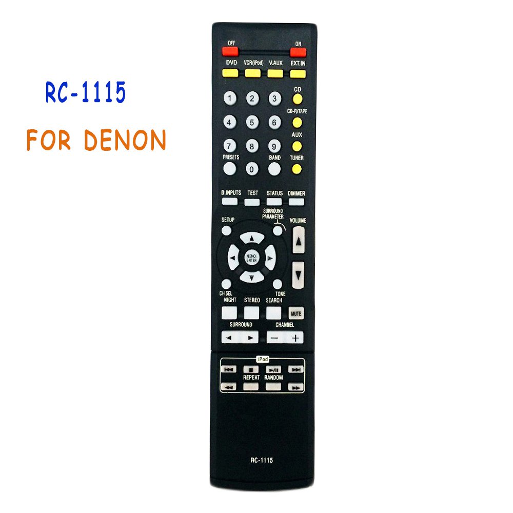 รีโมทคอนโทรลใหม่สําหรับ DENON RC-1115 AVR-390 AVR930 AVR-391 AV ตัวรับสัญญาณ AVR-590 AVR-1610 AVR-16