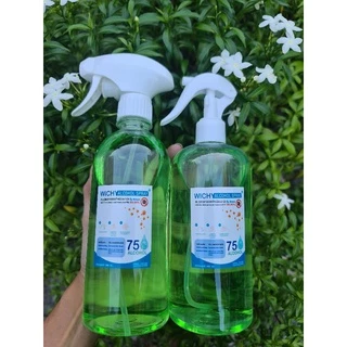 สเปรย์แอลกอฮอล์ 75% 500ml wichy alcohol spray500ml