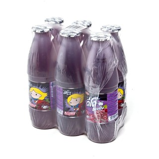 ดีโด้ น้ำผลไม้ รสองุ่น 10% 300 มล. แพ็ค 6 ขวด Deedo 10% Grape Juice 300 ml. Pack of 6 bottles.