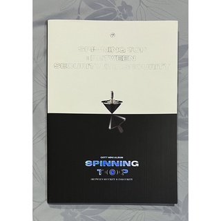 [พร้อมส่ง] อัลบั้มเปล่าGOT7 Spinning Top (all Jackson) Security ver.