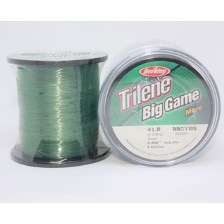 TRILENE Big Game 4LB เอ็นโหลดสีเขียวขี้ม้า