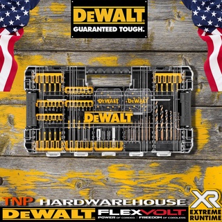 DeWALT DWANGFT100SETชุดดอกสว่านไขควง ชุดดอกสว่าน ชุดไขควง ชุดดอกไขควง ชุดดอกสว่านไขควง 100 ชิ้น  นำเข้าUSA