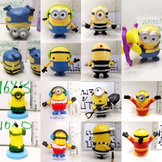 (แท้/มือสอง) Despicable Me Minion มินเนีย​น​ มือสอง​ สูง​ 6.5​ ซม. แมคโดนัล คอลเลคชั่น MCDONALD