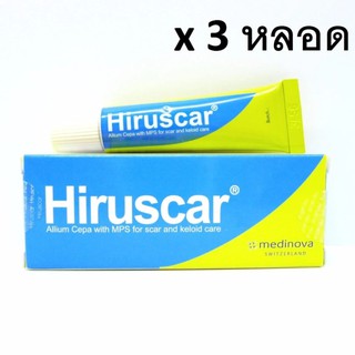 ฮีรูสการ์เจล 7 กรัม เจลลดรอยแผลเป็น Hiruscar gel x 3 หลอด