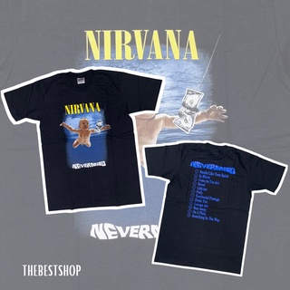 คอตต้อนคอกลมเสื้อยืดวงร็อค NIRVANA เด็กว่ายน้ำ สินค้าขายดี!!!S-5XL