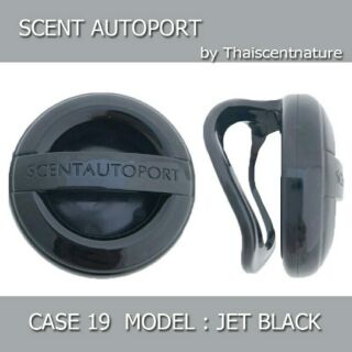 scent autoport น้ำหอมปรับอากาศในรถยนต์ case 19 jet black + รีฟิล