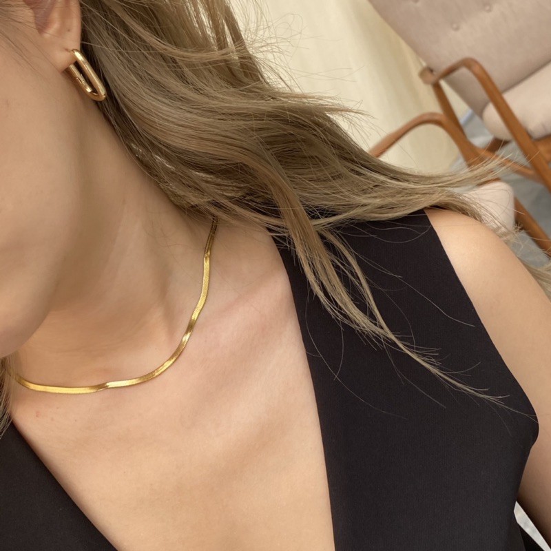 (🔥SALE NOW🔥) - Flat Bone (gold/silver) (stainless steel)