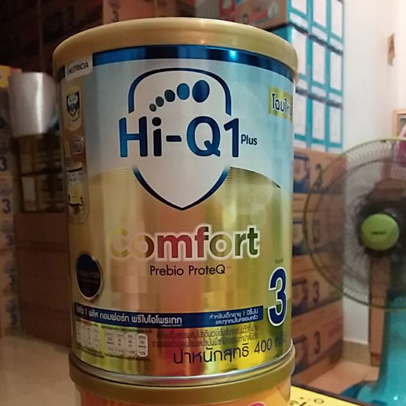 hi-q comfort1+ ไฮคิว คอร์ฟอร์ท ขนาด 400g สูตร3 exp.05/03/2025