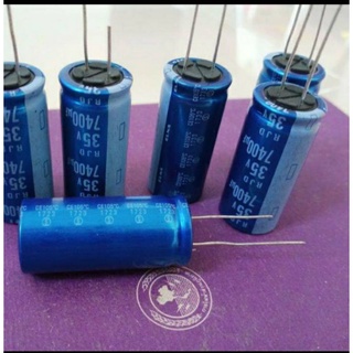 (แพ็ค1ตัว) Capacitor 7400uf35v ELNAแท้ ใหม่105Cขนาด18×40mm