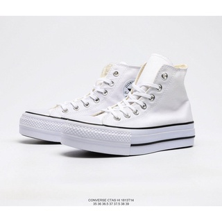 Converse All Star Lift Thick Bottom Casual Shoes High Top Canvas Shoes