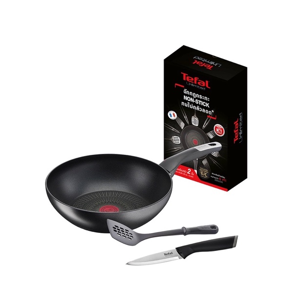 TEFAL กระทะลึก 28 ตะหลิว UNLIMITED