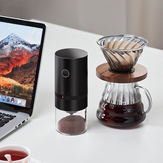 เครื่องบดกาแฟไฟฟ้า เครื่องบดเมล็ดกาแฟพกพา ชาร์จ USB (99% คงรสชาติดั้งเดิมของเมล็ดกาแฟไว้)