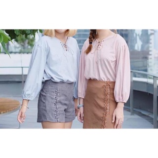 Pastel top - เสื้อแขนยาวสไตล์เกาหลี