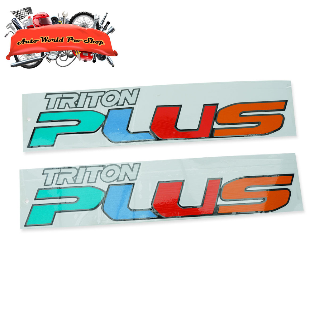 Sticker "TRITON PLUS" Mitsubishi  L200 Triton Plus ปี 2006-2014