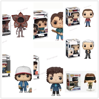 ตุ๊กตาฟิกเกอร์ Funko Pop Stranger Things Demogorgon Dustin HOPPER ของเล่นสําหรับเด็ก