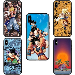 เคสซิลิโคนนิ่ม ลายดราก้อนบอล Z Goku สําหรับ iphone 11 12 13 Pro Max Mini GRE24