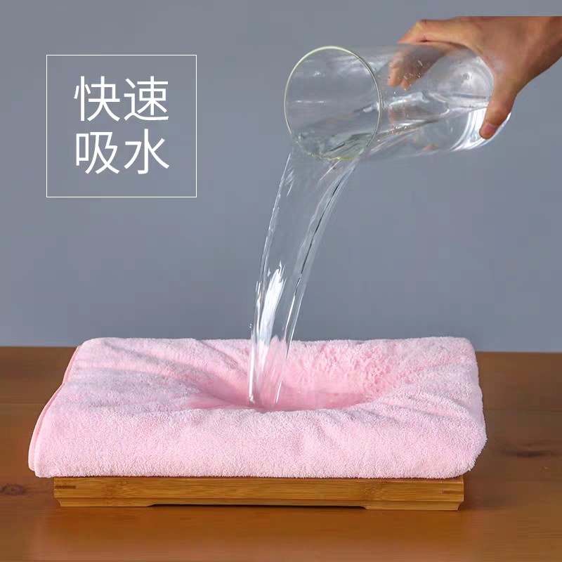 ผ้าเช็ดตัวขนแกะ [ขนาด 90x160cm][JUMBO] ผ้าขนหนู สีพื้น หนากว่า นุ่มกว่า ซับน้ำได้ดีกว่า AAA - รูปที่ 5