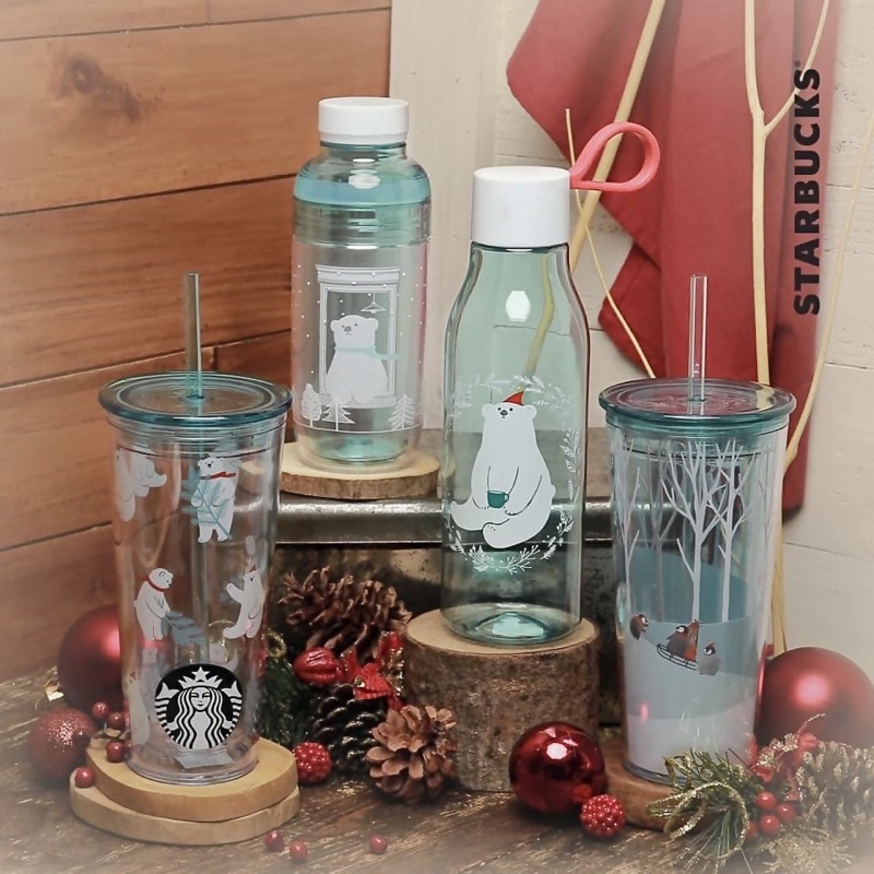 [STARBUCKS HONGKONG] - CHRISTMAS HOLIDAY 2019 POLAR BEARS COLD CUP 16OZ