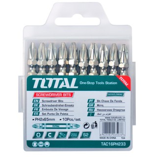 TOTAL ดอกไขควงลม 2x65 mm รุ่น TAC16PH233