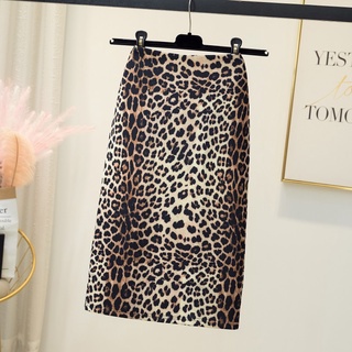 Printed Tight-fitting Hip Skirt Female Autumn A-line Skirt Mid-length Temperament Sexy One-step Skirt