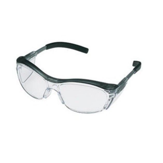 แว่นตาวินเทจ แว่นกันแดดฮิปฮอป 3M แว่นตานิรภัยรุ่น NUVO11411 เลนส์โพลีคาร์โบเนต ใส เพิ่มกรอบกันลม กัน UV99%