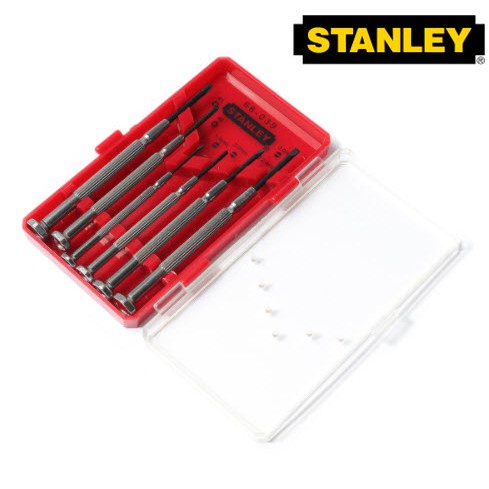 Stanley ชุดไขควงขนาดเล็ก 6 ตัว 66039-8 เหมาะสำหรับงานละเอียด ซ่อมนาฬิกา แว่นตา ของเล่น คุณภาพดี ของแท้ 100%
