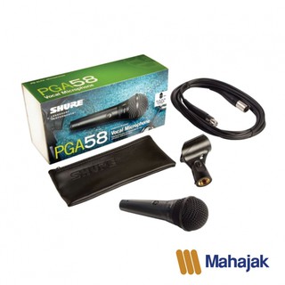 SHURE PGA58-LC ไมโครโฟนแบบมีสาย