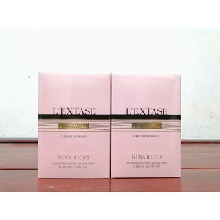 Nina ricci LEXTASE caresse de rose edp​ 80 ml. กล่องซีล