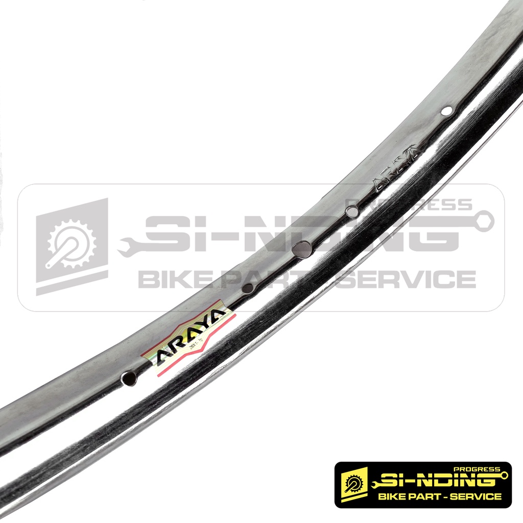 ขอบจักรยาน 28 X 1 1/2 Ontheel Kebo Gazelle Simplex Araya Hole 32 40 Hole
