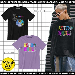 TRAVIS SCOTT GRAPHIC TEES | MINDFUL APPAREL T-SHIRTเสื้อยืด