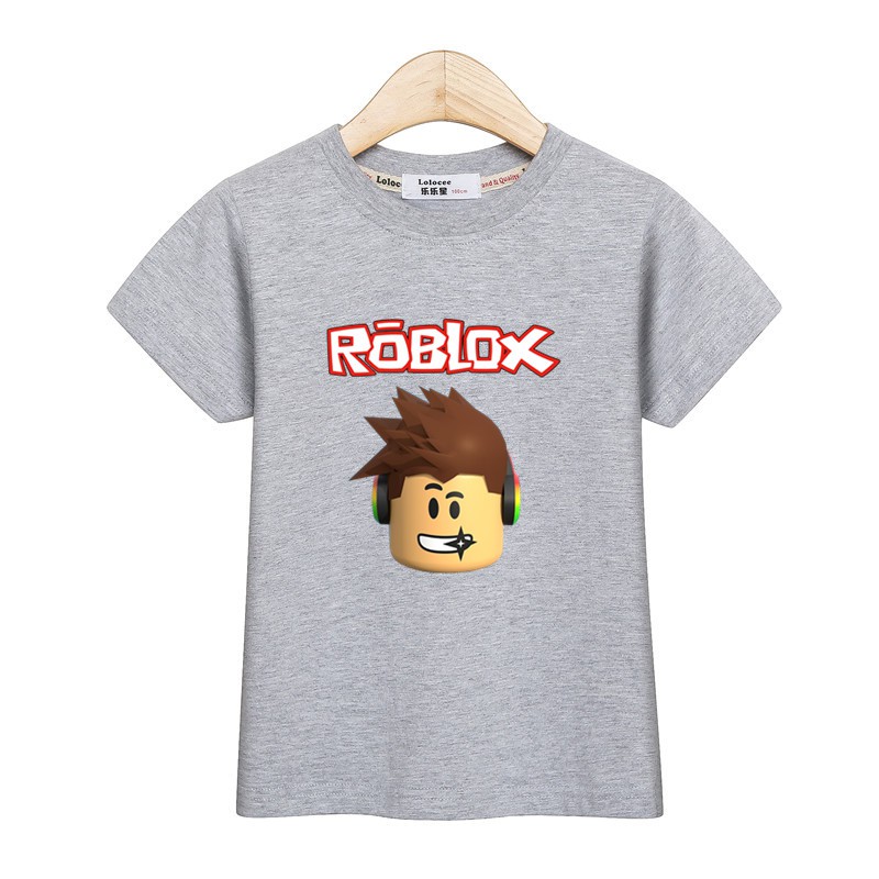 Roblox Kids Clothes Boys T Shirt เส อย ดฤด ร อนสำหร บเด กเส อแขนส นสำหร บเด กชาย เส อผ าฝ าย 100 Shopee Thailand - เสอยดเดก roblox t shirt kids cotton tee shirt