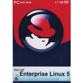 แผ่นโปรแกรมคอมพิวเตอร์ PC Red Hat Enterprise Linux 5 2009 ( 1 DVD )