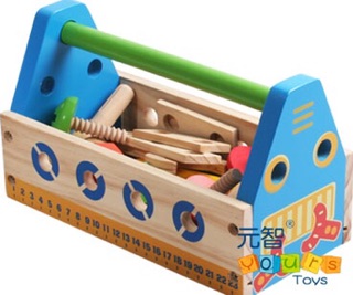 Kentoyshop ของเล่นไม้กล่องเครื่องมือช่าง My tool box