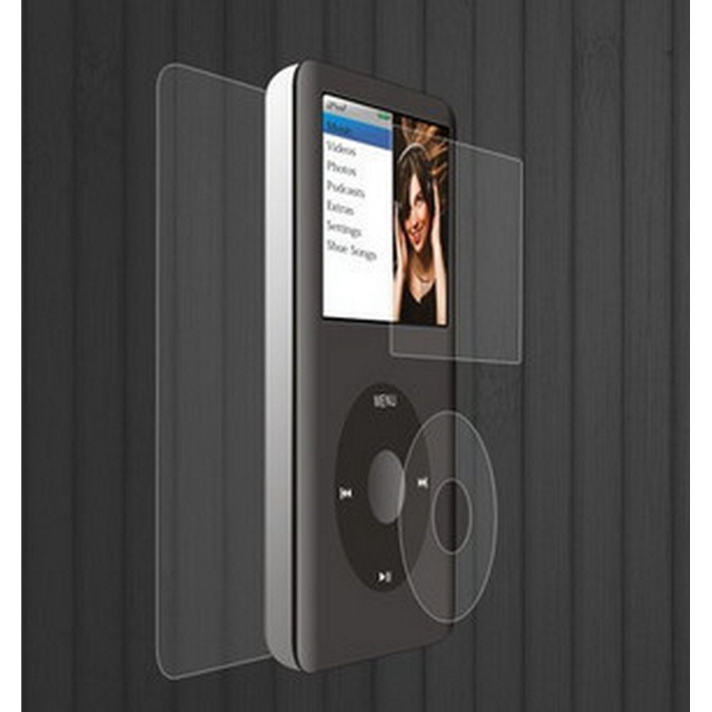2 * ชุดเลนส์หน้าจอใส Clickwheel ปกหลังป้องกันฟิล์มสําหรับ iPod 6th gen 7th gen classic 80gb 120g 160