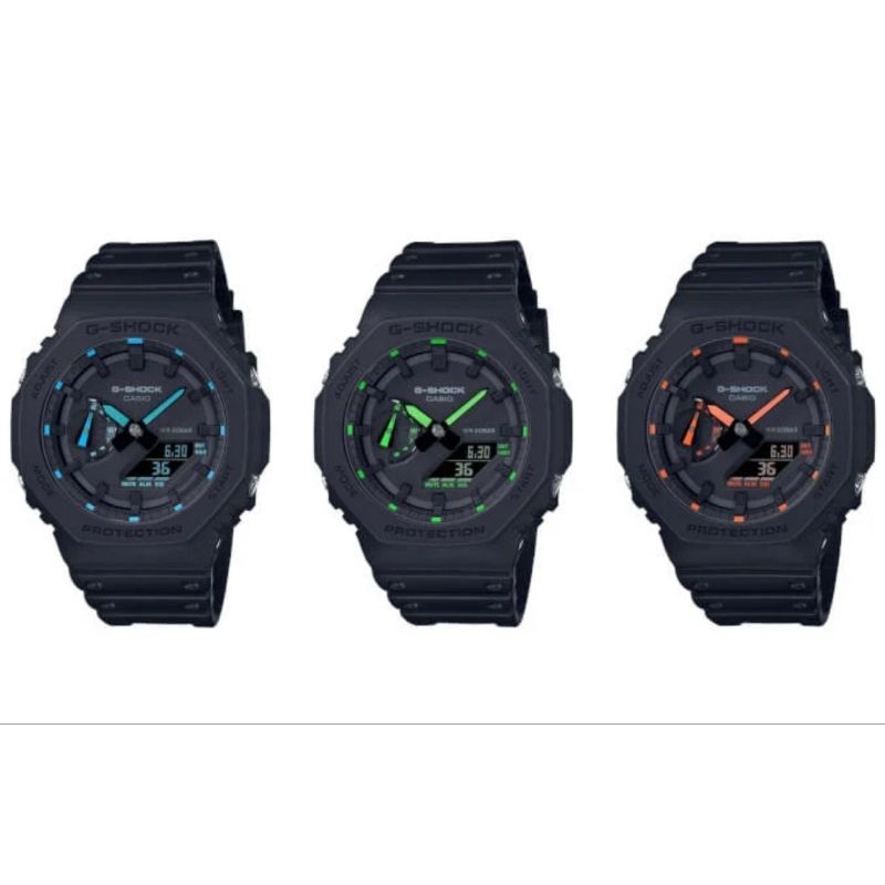 นาฬิกา CASIO G-SHOCK GA-2100 ซีรีย์ รุ่น GA-2100-1A2 / GA-2100-1A3 / GA-2100-1A4