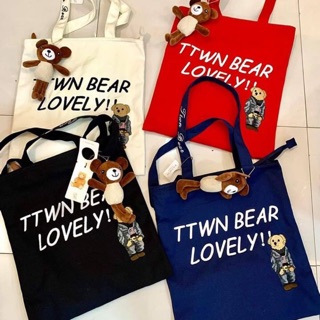 TTWN BEAR กระเป๋าถุงผ้าลดโลกร้อน แบรนด์น้องหมี