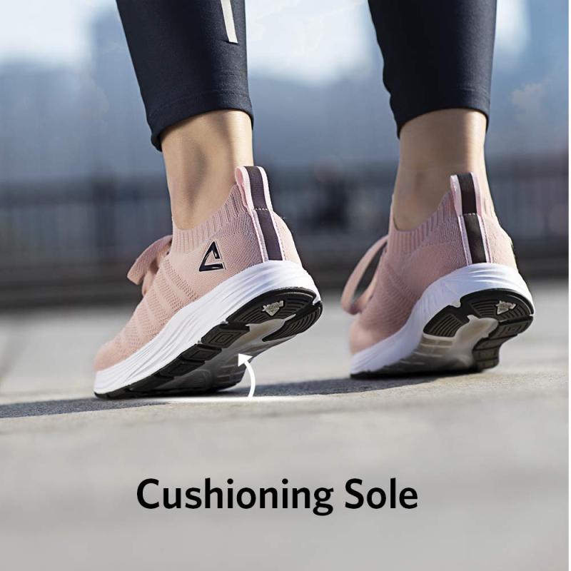 NEW PEAK Women's Lightweight Walking Shoes รองเท้าผ้าใบ แบบสวมใส่สบาย